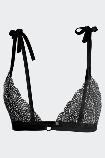 Conjunto Sujetador y Tanga de Encaje y Lyocell, Impetus