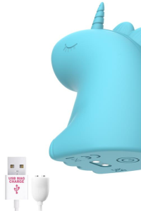 Estimulador Unicornio Azul con Lengua
