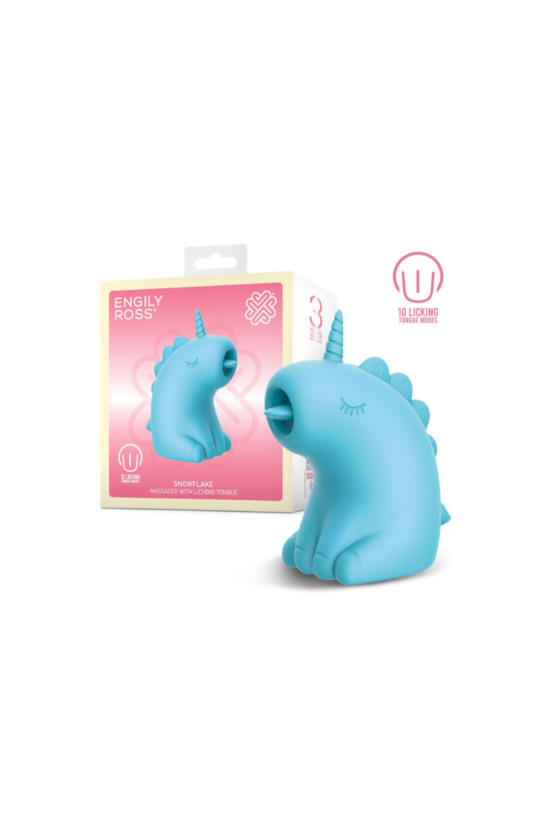 Estimulador Unicornio Azul con Lengua