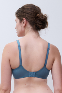 Sujetador azul halter con relleno LEGEND, Chantelle