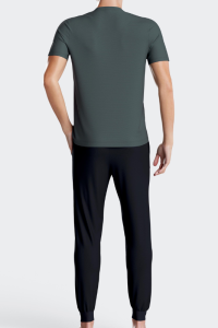 Pijama de lyocell manga corta y pantalón largo IM1561L7800, IMPETUS