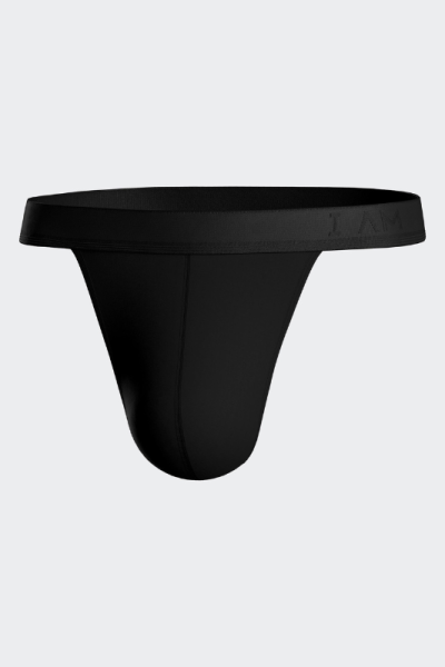 Tanga de hombre Lyocell 1141M9000 negro, I AM Impetus
