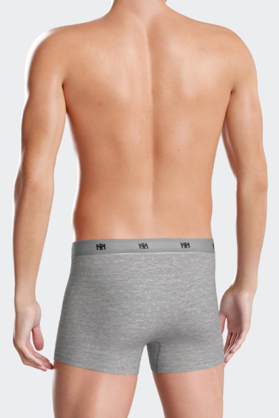 Bóxer Pack de lyocell gris y negro N41, Impetus