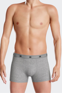 Bóxer Pack de lyocell gris y negro N41, Impetus