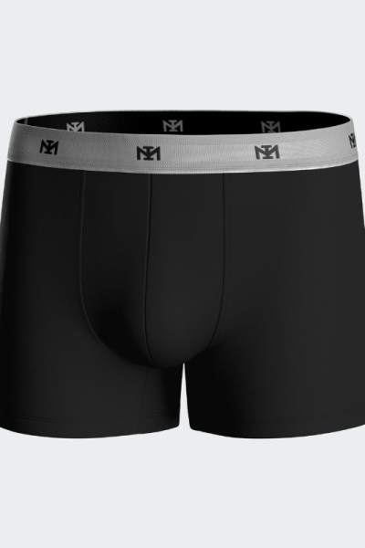 Bóxer Pack de lyocell gris y negro N41, Impetus