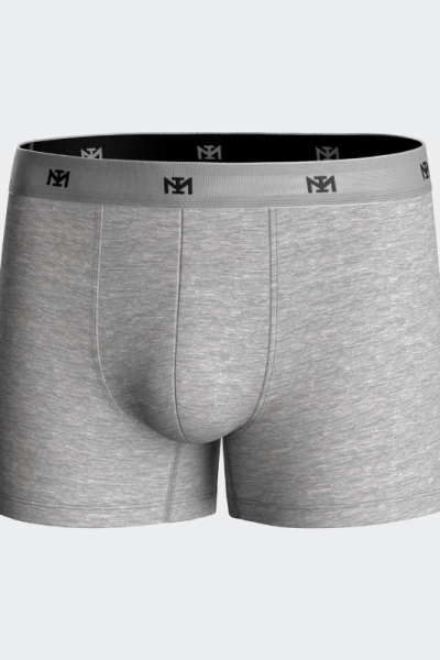 Bóxer Pack de lyocell gris y negro N41, Impetus