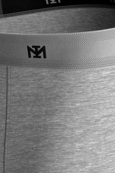 Bóxer Pack de lyocell gris y negro N41, Impetus