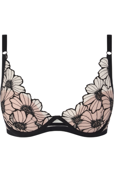 Sujetador halter con aros y con relleno LUSH, Chantelle Pulp