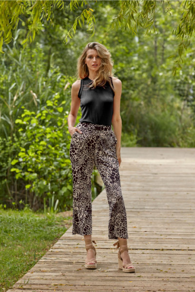 Pants crop FL ZAMBIA, Janira