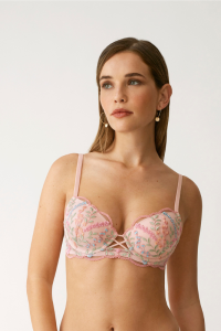Sujetador push-up NEW YORK Bordado Flores, Promise Luxury