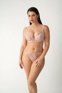 Sujetador con relleno BARCELONA Bordado Flores, Promise Luxury