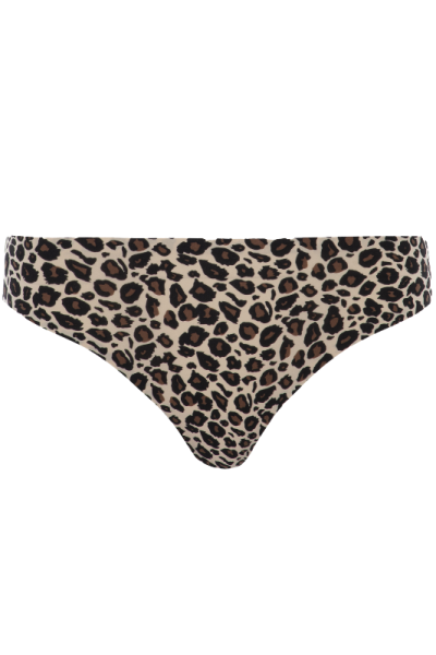 Braga Bikini invisible de segunda piel LEOPARDO, Chantelle Softstretch