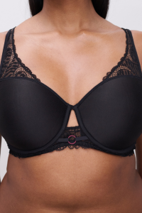 Sujetador con aros con relleno memory AMOR, Chantelle Pulp