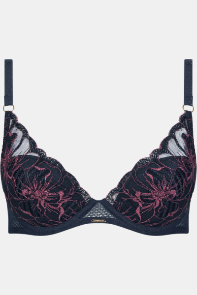 Sujetador halter con aros y con relleno FLEURS SIGNATURE, Chantelle