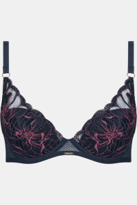 Sujetador halter con aros y con relleno FLEURS SIGNATURE, Chantelle