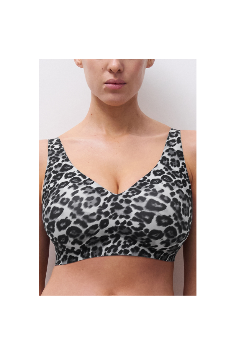 Sujetador sin aros con relleno POWER animal print, Chantelle SoftStretch