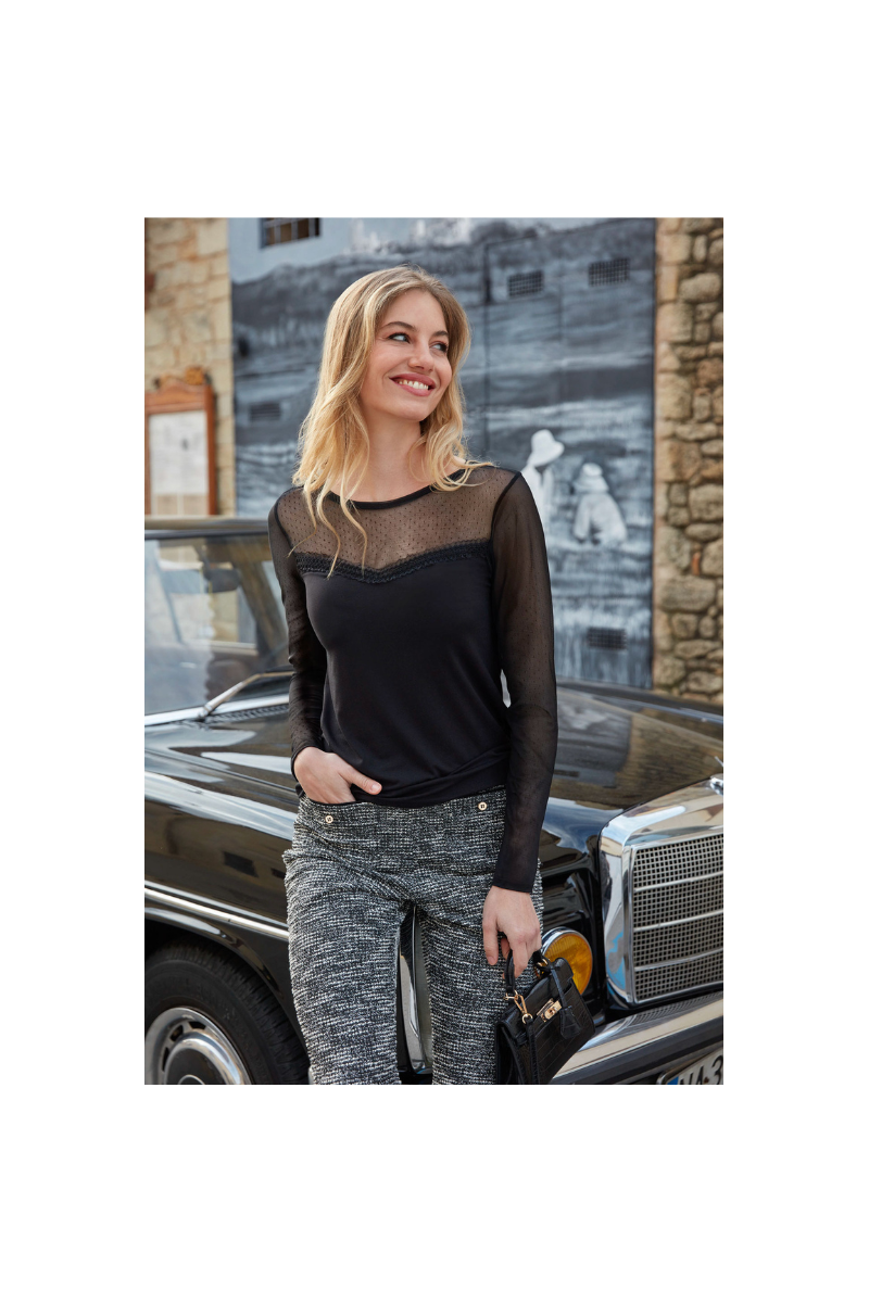 Camiseta de manga larga modal MAREAS, Janira