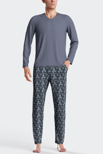Pijama largo térmico de hombre N67, Impetus