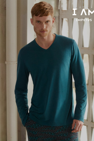 Pijama largo de hombre de lyocell N87, I AM Impetus