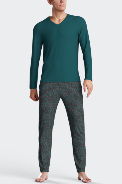 Pijama largo de hombre de lyocell N87, I AM Impetus