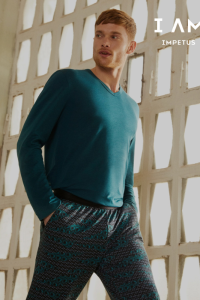 Pijama largo de hombre de lyocell N87, I AM Impetus