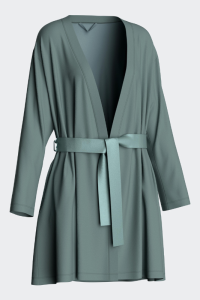 Bata de modal VERDE 0100, Impetus