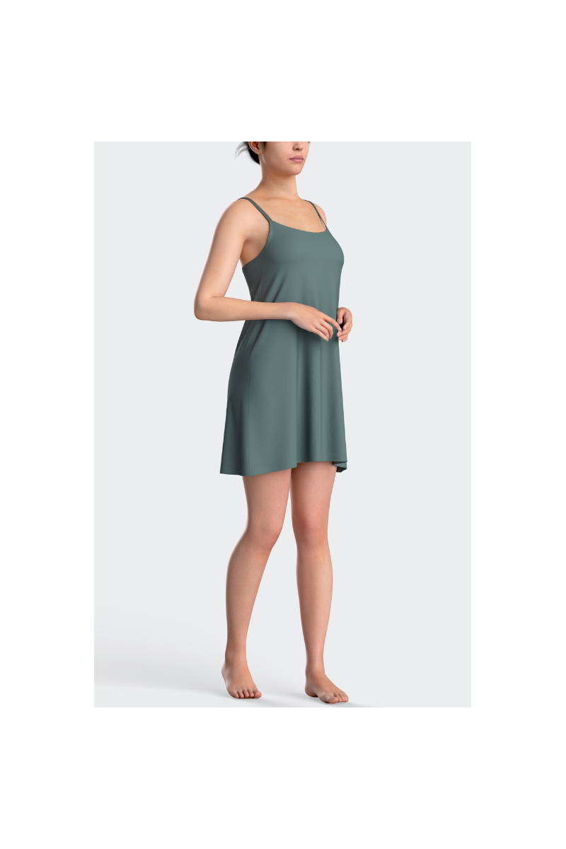 Camisola de modal de tirantes VERDE 0100, Impetus