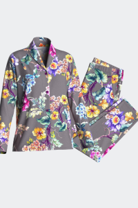 Pijama de mujer abierto de botones en algodón y modal N92, Impetus