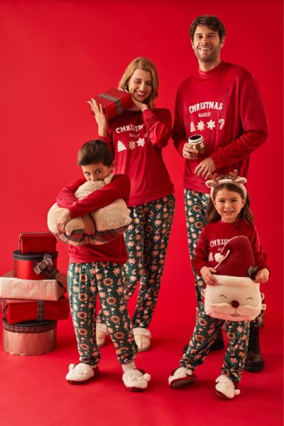 Pijama de mujer de terciopelo NAVIDAD, Promise