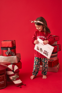 Pijama de niño y niña de terciopelo NAVIDAD, Promise