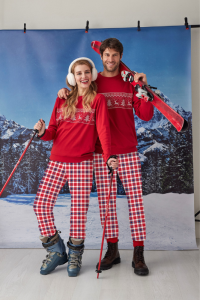 Pijama de hombre de algodón NAVIDAD, Promise