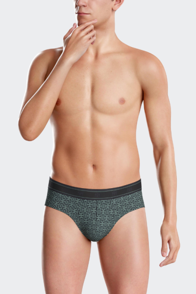 Pack de 2 Slips de algodón y modal estampado y liso N72, Impetus