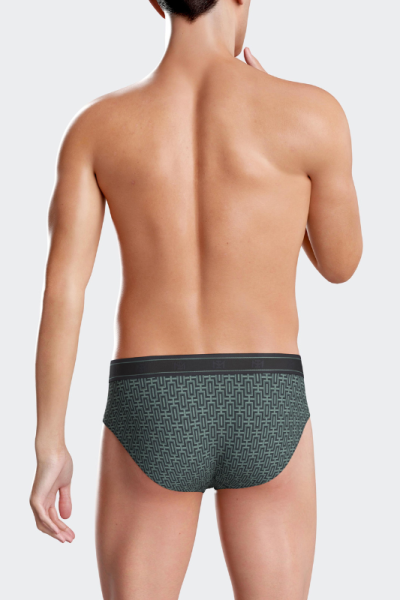 Pack de 2 Slips de algodón y modal estampado y liso N72, Impetus