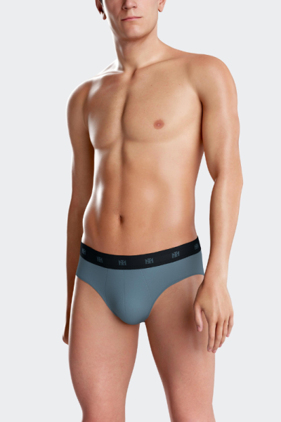 Pack de 2 Slips de Lyocell AZUL N65, Impetus