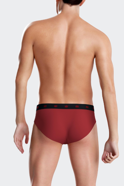 Pack de 2 Slips de Lyocell ROJO N65, Impetus