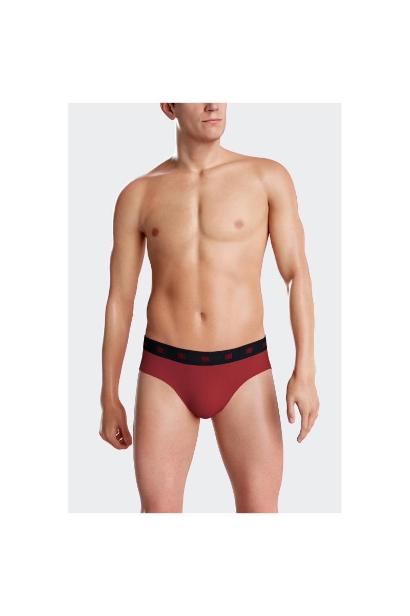 Pack de 2 Slips de Lyocell ROJO N65, Impetus