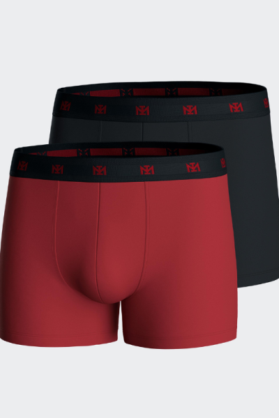 Pack de 2 Bóxers de Lyocell ROJO N65, Impetus