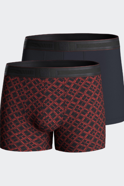 Pack de 2 Bóxers de algodón y modal N80, Impetus