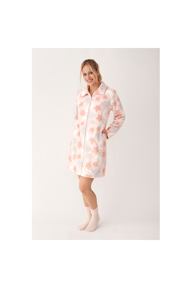 Bata suave con cremallera ESTRELLAS, Promise
