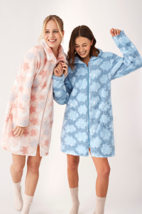 Bata suave con cremallera ESTRELLAS, Promise