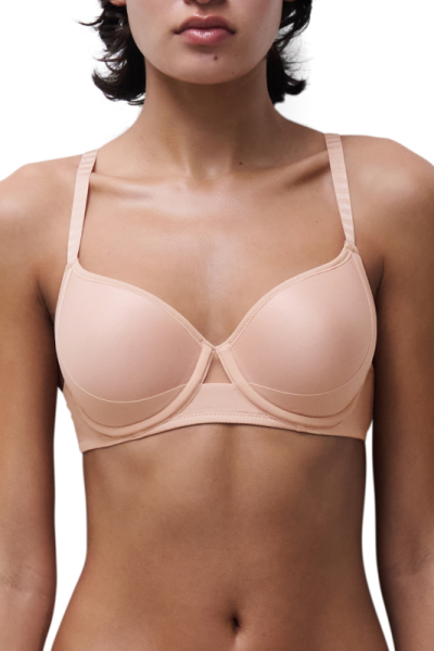 Sujetador con aros y con relleno memory HALO, Chantelle Pulp