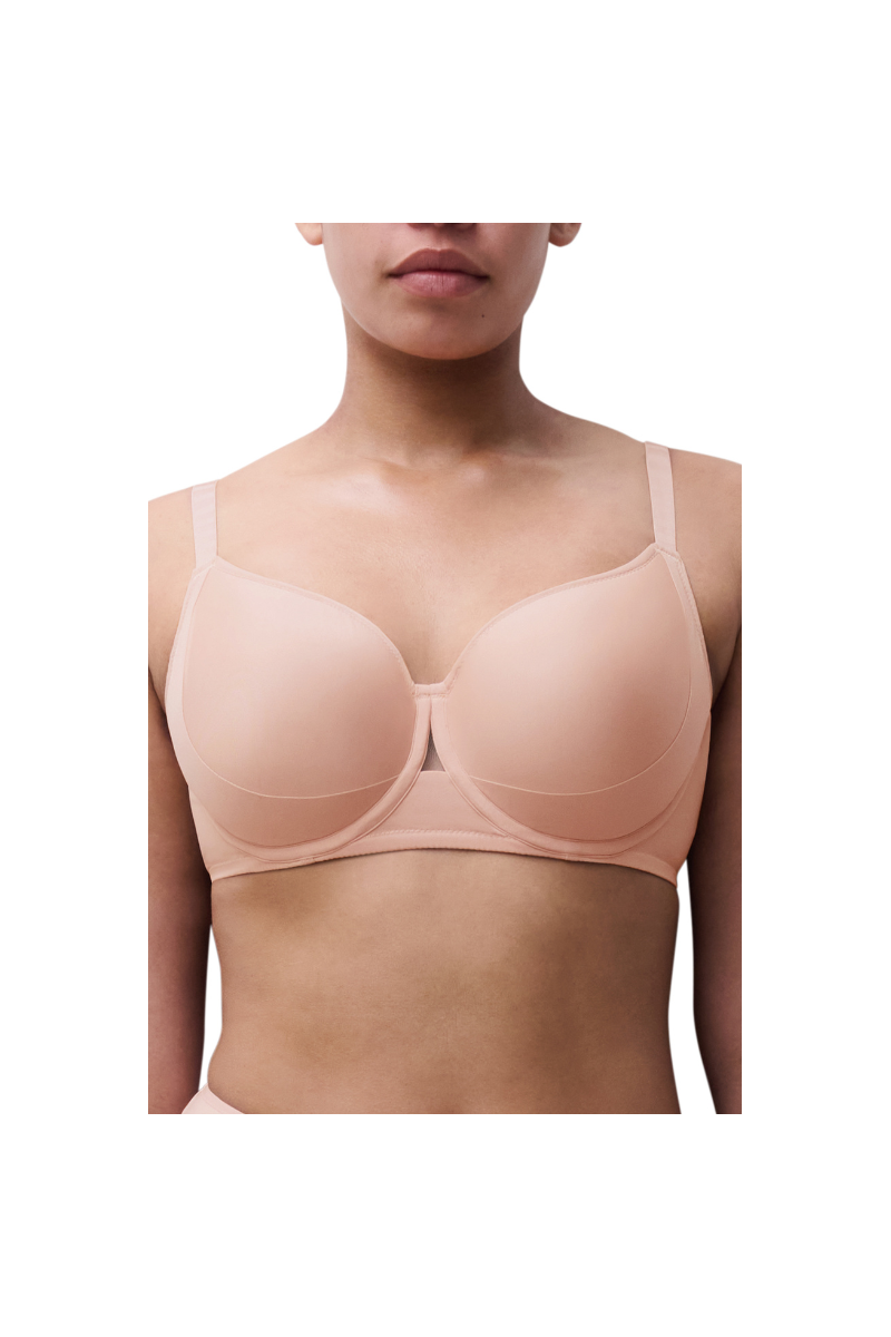Sujetador con aros y con relleno memory HALO, Chantelle Pulp