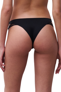 Tanga Halo Chantelle Pulp sin costuras | Negro y Nude