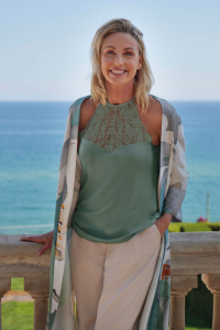Camiseta Halter con encaje ANGIE, Janira