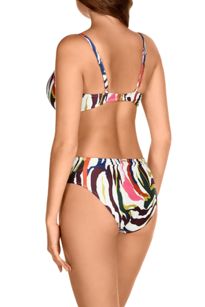 Bikini Twister Multicolor Dolores Cortés 2611 | Top Twister con Aro | Comprar Online
