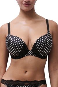 Sujetador push-up Gloss lunares negro · Chantelle