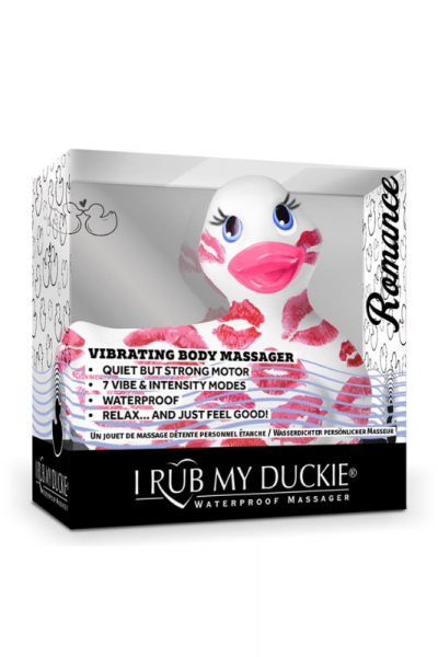 Estimulador Patito I RUB MY DUCKIE Romance Blanco y Rosa